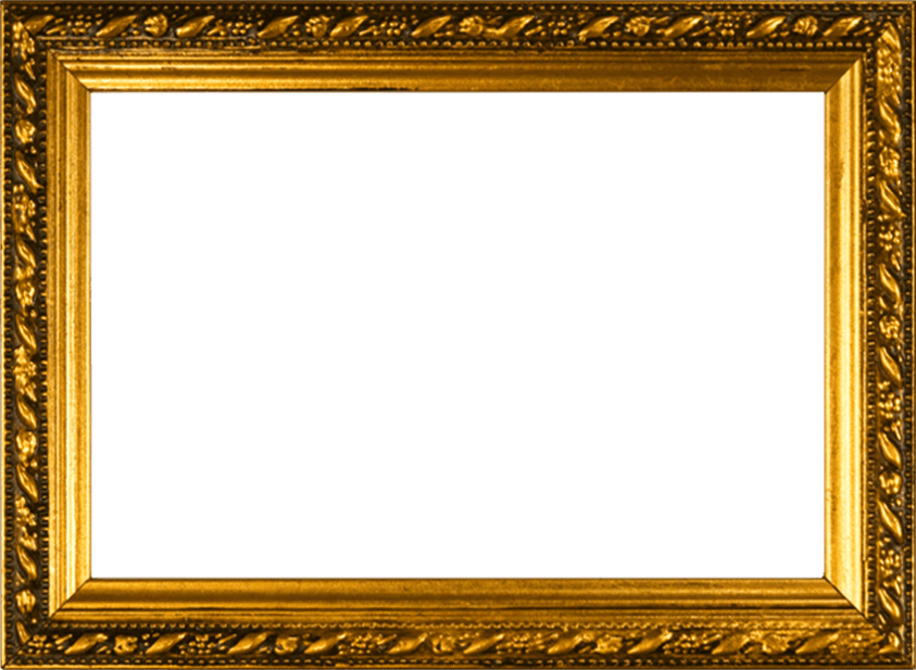 Gallery portrait frame overlay