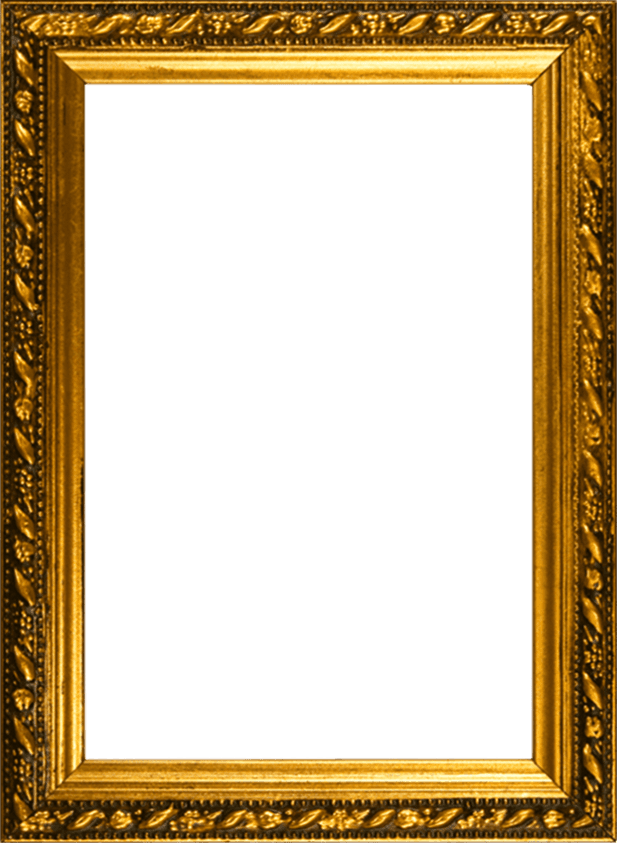 Gallery portrait frame overlay